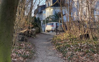 Ein neuer Zaun im Hessepark. Nur warum?