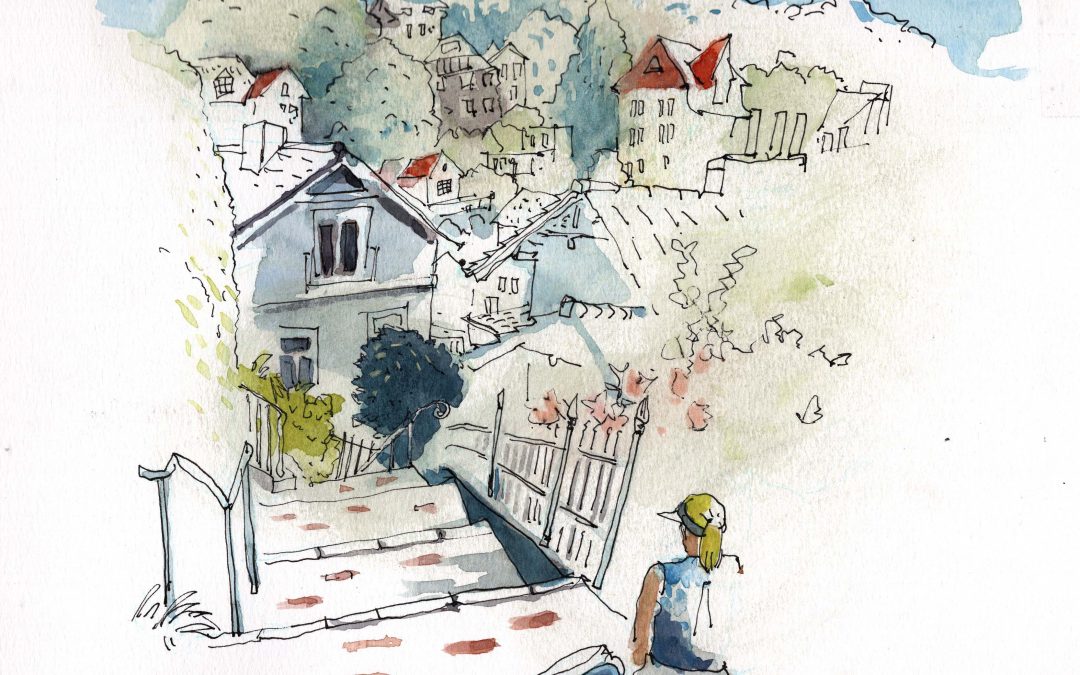 Zeichner zeigen uns ihren Blick auf Blankenese