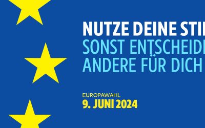 Europa- u. Bezirks-versammlungswahl: 9.6.