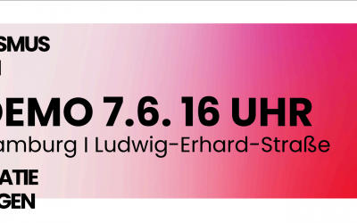 Demo gegen extreme Rechte und für Demokratie am 7. 6.
