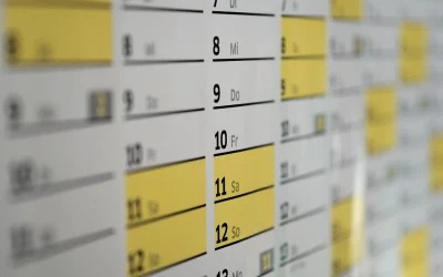 Wir stellen den Jahreskalender 2025 zusammen