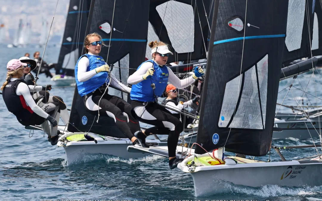 Blankeneser Seglerinnen gewinnen 49er FX-EM