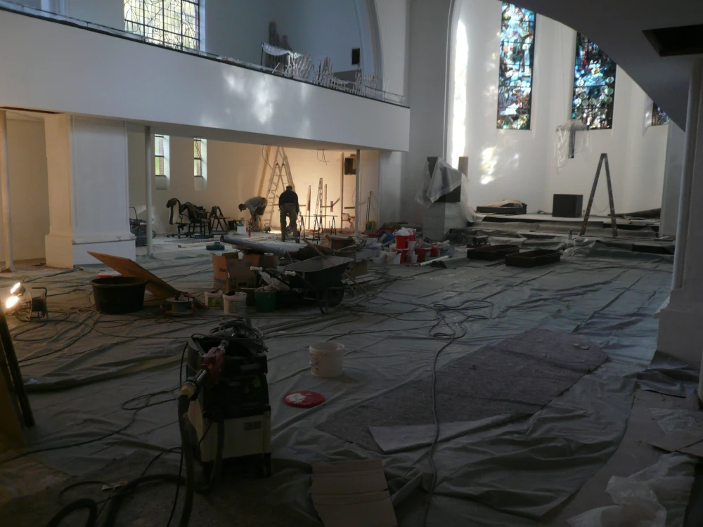 Kirche.Handwerker