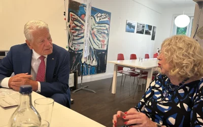 Bundespräsident Gauck beim Runden Tisch
