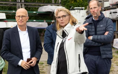 Bürgermeister Dr. Peter Tschentscher auf dem „Mühlo“