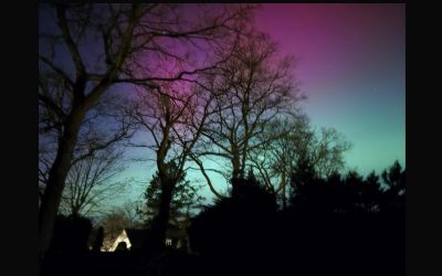 Polarlichter über Blankenese