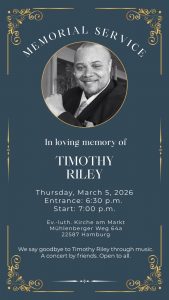 Invitation Memorial Timothy Riley