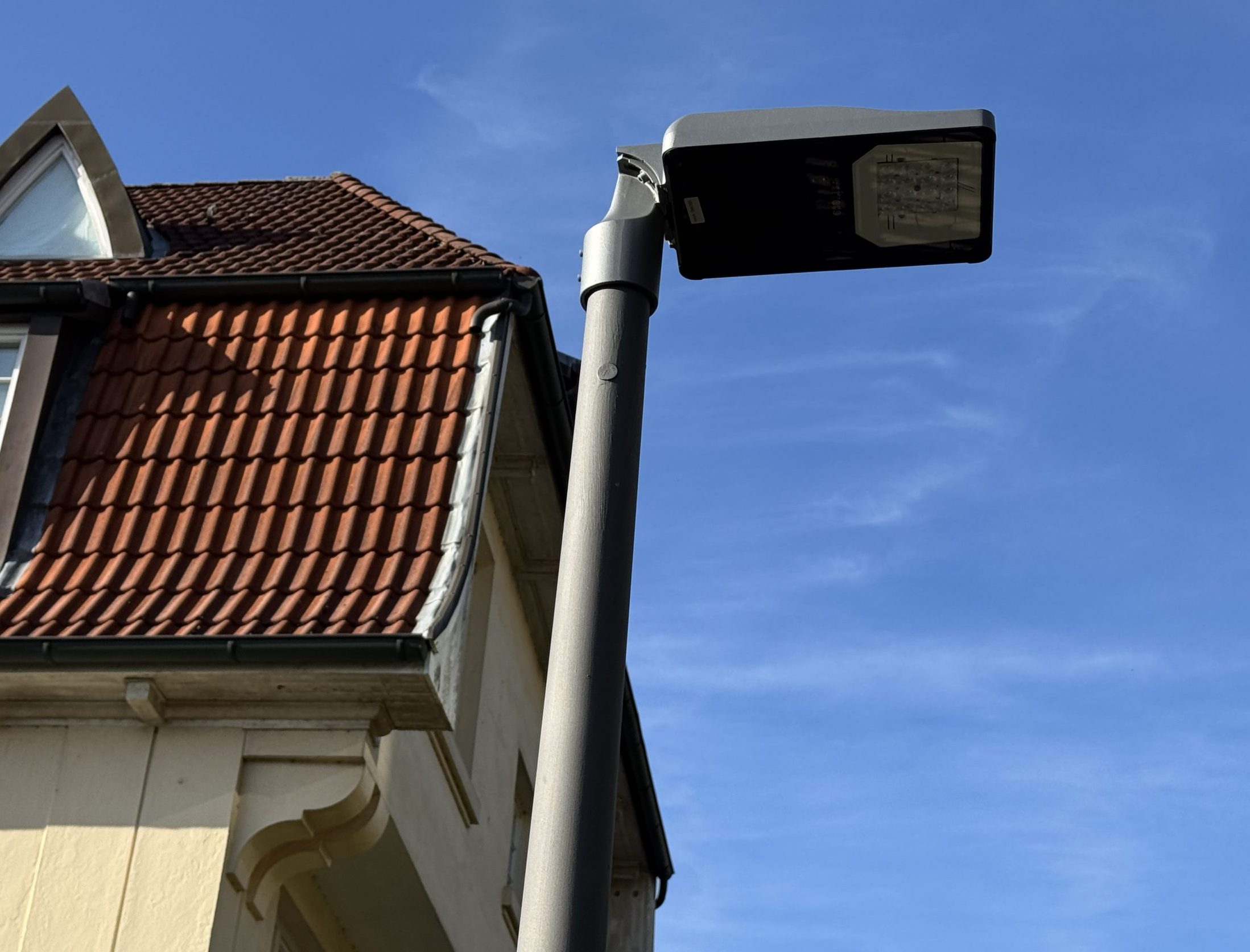 Insektenfreundliche Straßenbeleuchtung in Hamburg-Blankenese
