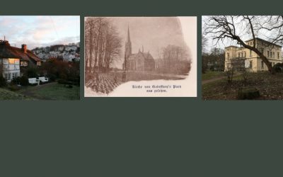 Art walk mit Lesung, drei Stationen in Blankenese